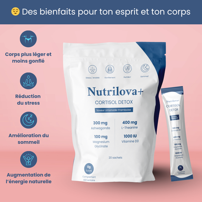 Sereni+ Supracalm® – Mélange à boire pour équilibrer le cortisol